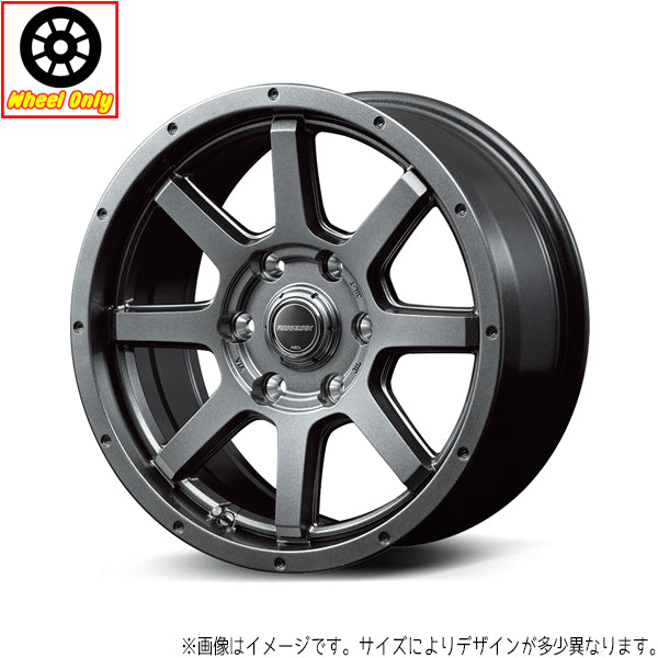 ハイラックス プラド 17インチ アルミホイール 6穴139.7 | MIDホイール マッドライダー 7.5J +25 4本セット