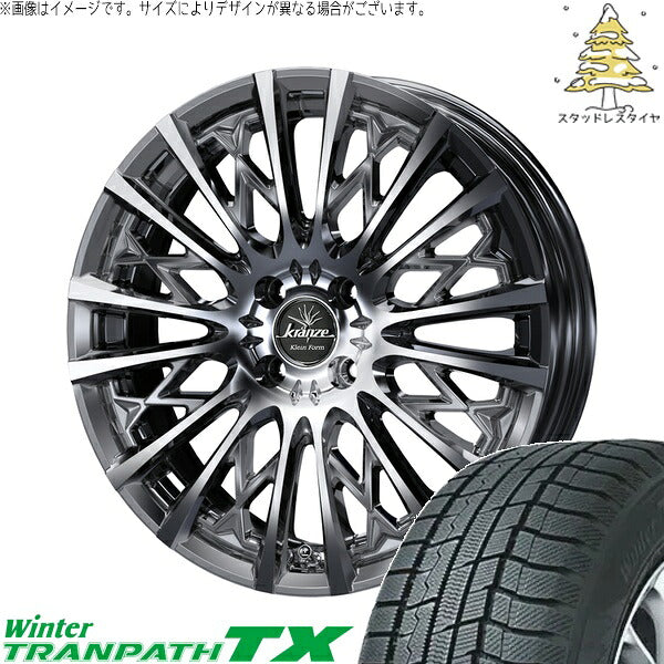 トーヨータイヤ ウィンタートランパス TX 215/70R16 + クレンツェ シュリット 855EVO SBC/ポリッシュ 16インチ 6.5J +40 4H100P スタッドレス・ホイール4本セット。1枚目。
