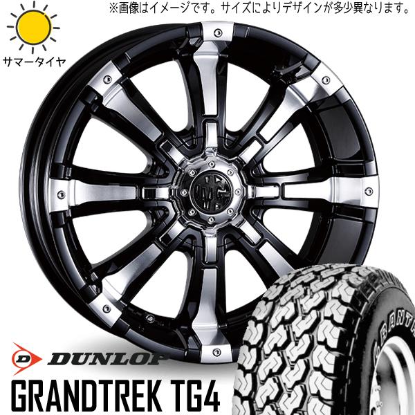 ダンロップ グラントレック TG4 145/80R12 + マーテルギア ビースト ブラックポリッシュ 12インチ 4.00B +42 4H100P サマー・ホイール4本セット。1枚目。