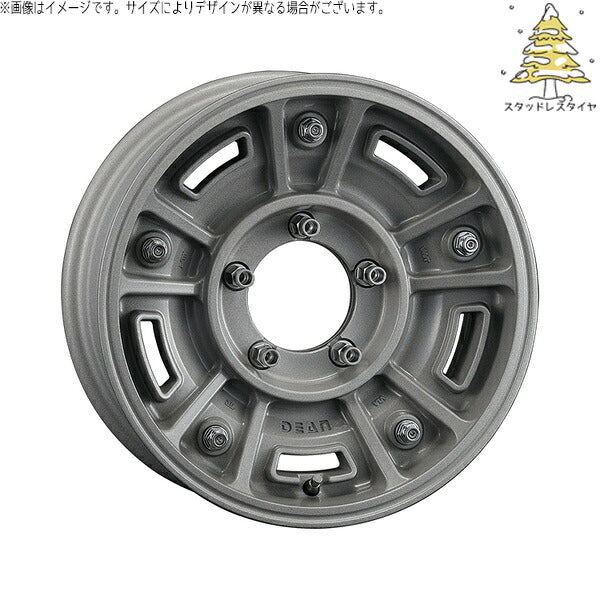 輸入スタッドレスタイヤ(銘柄指定不可) 215/70R16 + ディーン BJメキシカン ショットクリア 16インチ 5.5J +20 5H139.7P ホイール4本セット。1枚目。