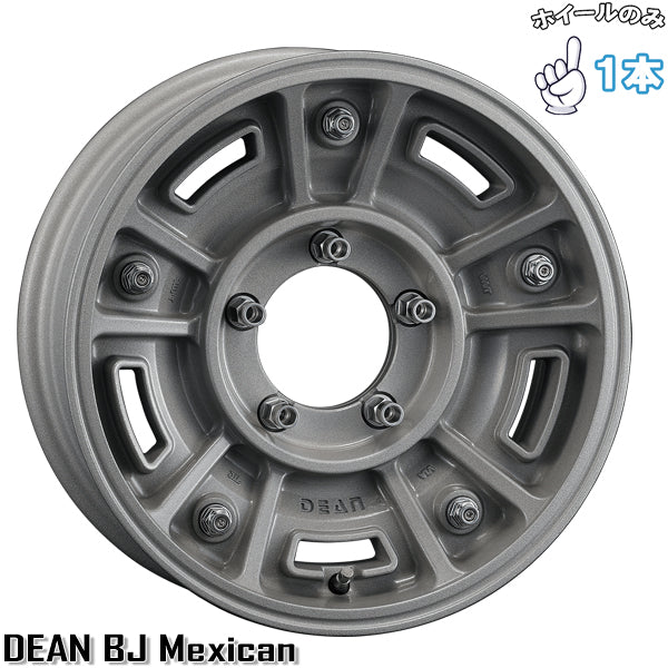ジムニーシエラ 16インチ アルミホイール 5穴139.7 | クリムソン ディーン BJメキシカン ショットクリア 6J 1本のみ 正規品
