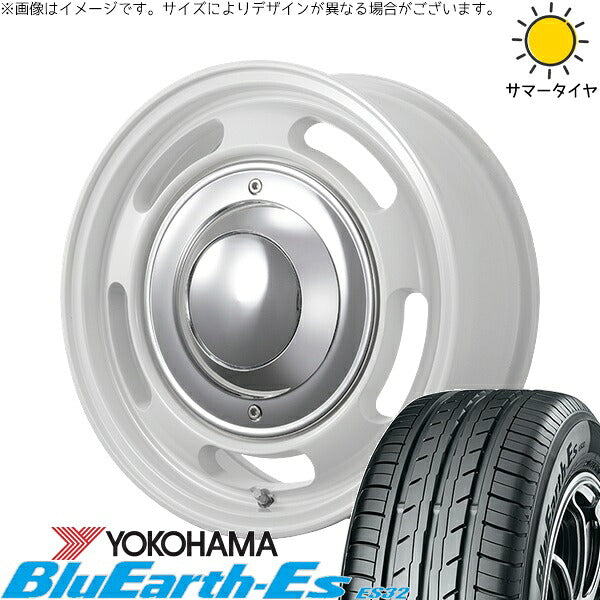 ヨコハマタイヤ ブルーアース ES32 215/65R16 + ブルート BR-00 フレッシュホワイト 16インチ 6.5J +38 6H139.7P サマー・ホイール4本セット。1枚目。