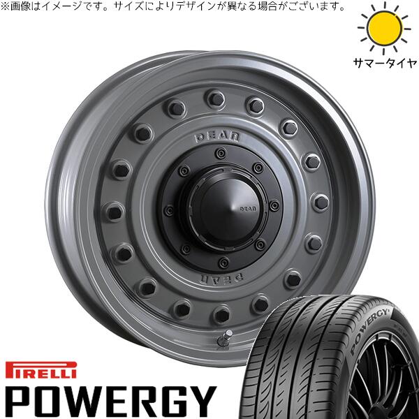ピレリ パワジー 165/55R15 + ディーン コロラド スティールグレー 15インチ 4.5J +43 4H100P サマー・ホイール4本セット。1枚目。