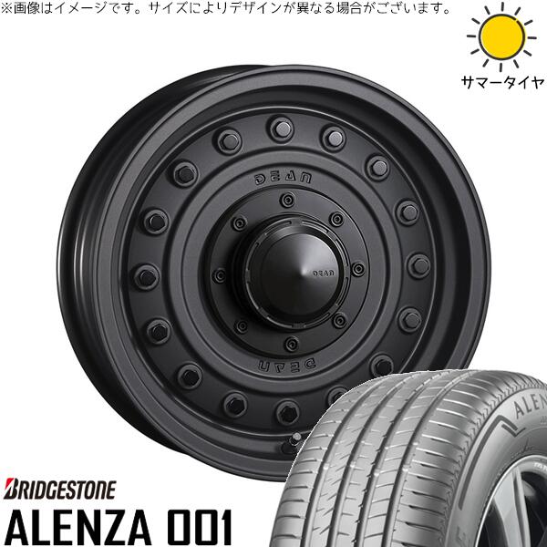 ブリヂストン アレンザ001 (ALENZA001) 215/65R16 + ディーン コロラド マットチャコールブラック 16インチ 6.5J +38 6H139.7P サマー・ホイール4本セット。1枚目。