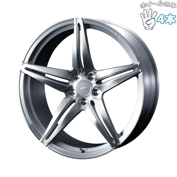 18インチ アルミホイール 5穴114.3 | ウェッズ エフゼロ FZ-3 ブラッシュド 7.5J 4本