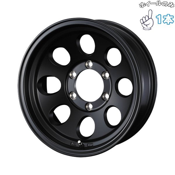 16インチ アルミホイール 5穴150 | ウェッズ ジムライン タイプ2 MBK 6.5J 1本