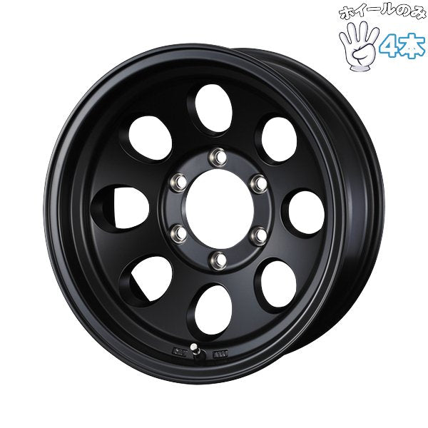 16インチ アルミホイール 5穴114.3 | ウェッズ ジムライン タイプ2 MBK 8J 4本