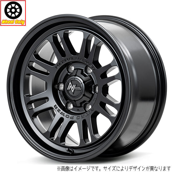 17インチ アルミホイール 6穴139.7 | MID ナイトロパワー M16 アサルト 8J +20 4本セット