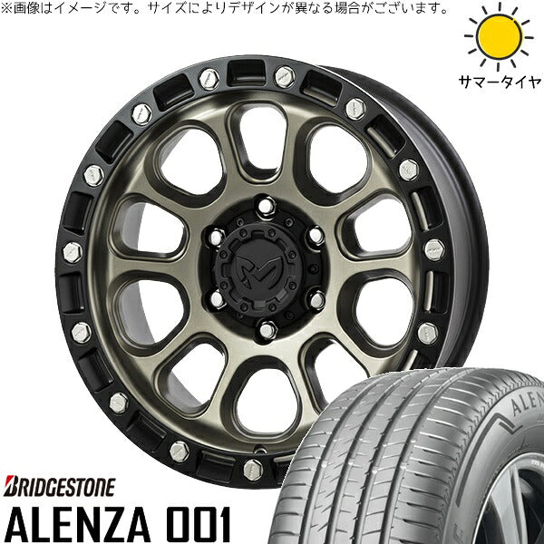 ブリヂストン アレンザ 001 235/60R18 + MKW M205 コヨーテブロンズ 18インチ 8J +40 5H114.3P サマー・ホイール4本セット。1枚目。