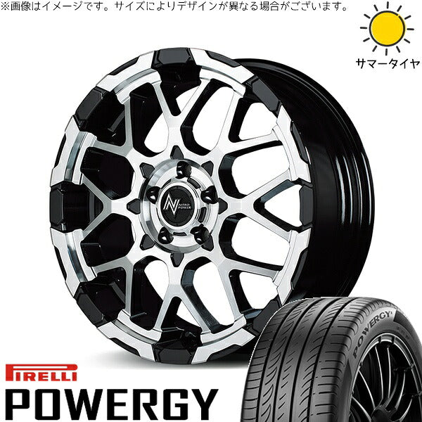 ピレリ パワジー 215/65R16 + ナイトロパワー M28 バレット ブラック/ミラーカット 16インチ 7J +40 5H114.3P サマー・ホイール4本セット。1枚目。