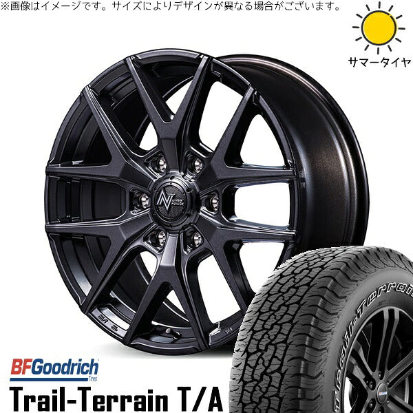 BFグッドリッチ トレイルテレーン T/A 285/60R18 + ナイトロパワー M62 トマホーク バレルブラック 18インチ 8J +20 6H139.7P サマー・ホイール4本セット。1枚目。
