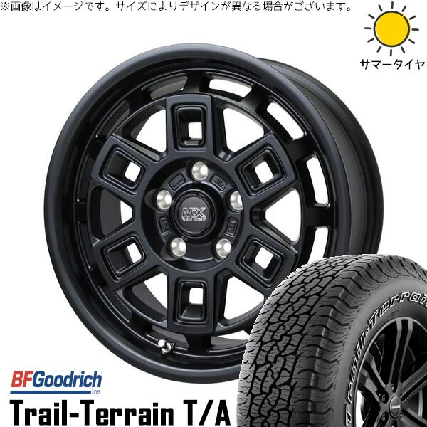 BFグッドリッチ トレイルテレーン T/A 265/65R17 + マッドクロス アイヴァー マットブラック 17インチ 7J +38 5H114.3P サマー・ホイール4本セット。1枚目。
