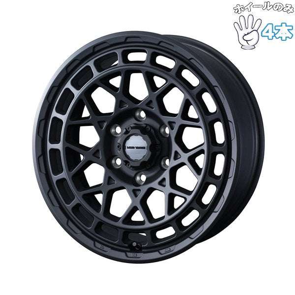 ランクル250/300 LX GX 20インチ アルミホイール 6穴139.7 | ウェッズ マッドヴァンスX タイプM フルマットブラック 9J 4本