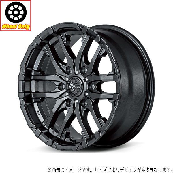 ハイエース 17インチ アルミホイール 6穴139.7 | MID ナイトロパワー M26 クロスファング 6.5J +38 1本