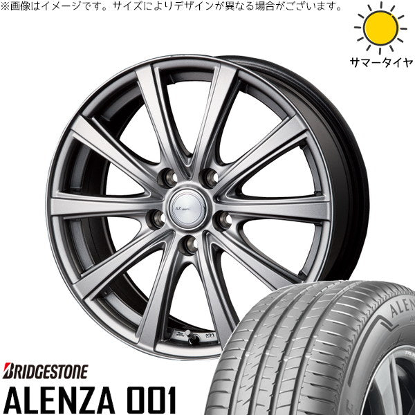 ブリヂストン アレンザ 001 235/60R18 + AZ sports NR-10 メタリックグレー 18インチ 7.5J +38 5H114.3P サマー・ホイール4本セット。1枚目。