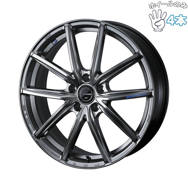 21インチ アルミホイール 5穴114.3 | ウェッズ レオニス ナヴィア08 プラチナシルバーブラック 8.5J 4本