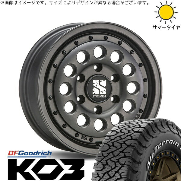BFグッドリッチ オールテレーン T/A KO3 215/70R16 + エクストリームJ ラギッド ガンブラック 16インチ 6.5J +38 6H139.7P サマー・ホイール4本セット。1枚目。