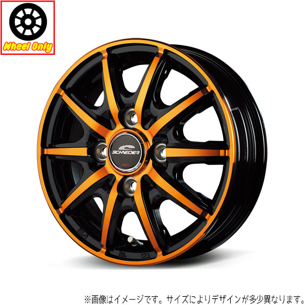 NBOX ムーブ 14インチ アルミホイール 4穴100 | MIDホイール RX10-K 4.5J +45 1本