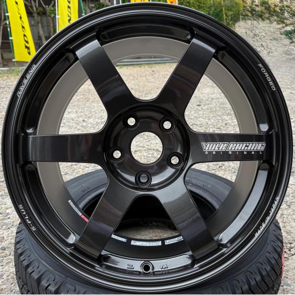 在庫有 レイズ ボルクレーシング TE37 SAGA S-plus 18インチ 9.5J +45 5/120 ダイヤモンドダークガンメタ 06448954521MM 4本セット 正規品