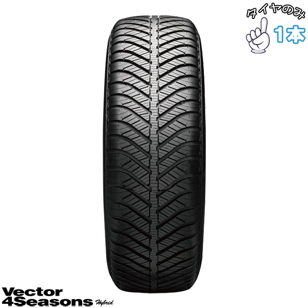 155/65R13 オールシーズン 13インチ グッドイヤー ベクター 4シーズン ハイブリッド 1本のみ 正規品