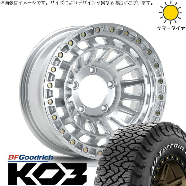BFグッドリッチ オールテレーン T/A Ko3 (All-Terrain T/A Ko3) 225/70R16 + エクストリームJ XJ08 グロスマシンド 16インチ 5.5J +20 5H139.7P オールシーズン・ホイール4本セット。1枚目。
