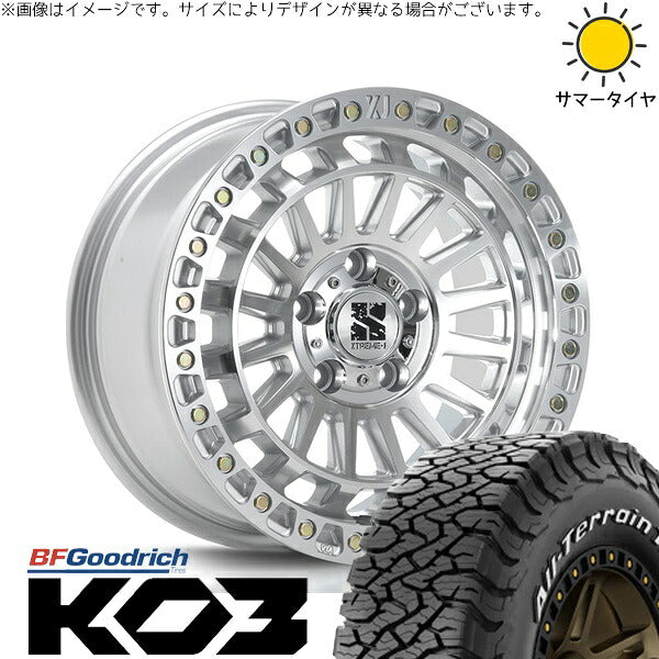 BFグッドリッチ オールテレーン T/A Ko3 (All-Terrain T/A Ko3) 215/65R16 + エクストリームJ XJ08 グロスマシンド 16インチ 7J +35 5H114.3P オールシーズン・ホイール4本セット。1枚目。