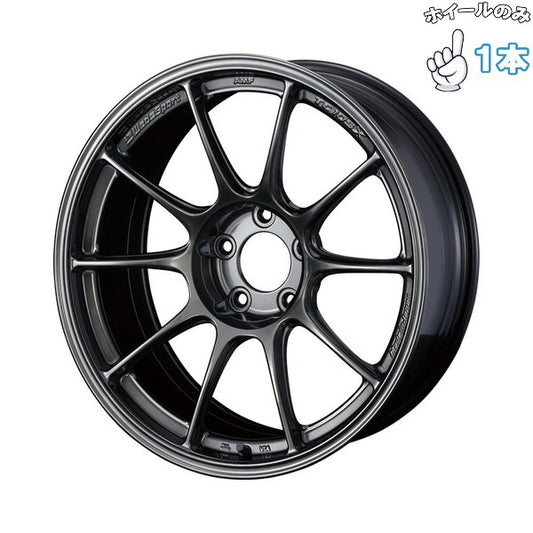17インチ アルミホイール 5穴114.3 | ウェッズ ウェッズスポーツ TC-105X EJチタン 9J 1本