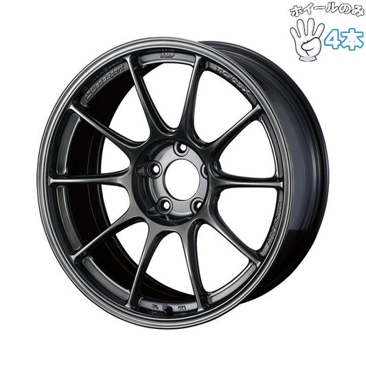 18インチ アルミホイール 5穴100 | ウェッズ ウェッズスポーツ TC-105X EJチタン 8J 4本