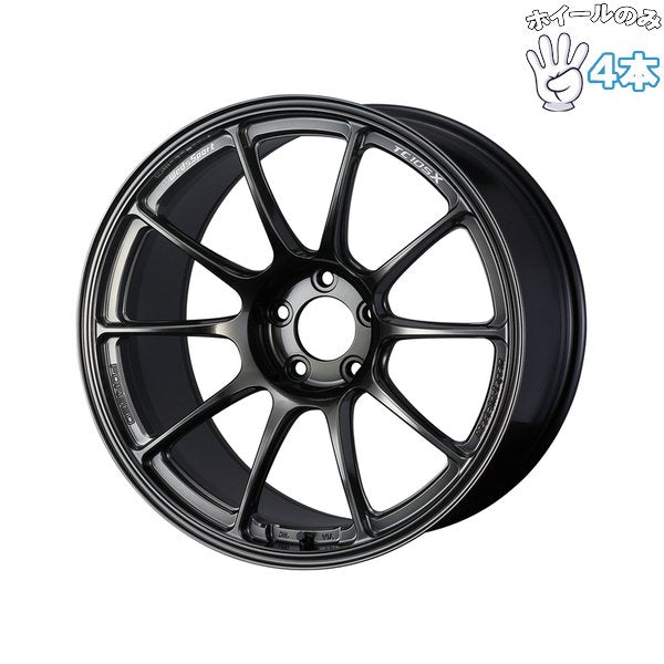 18インチ アルミホイール 5穴114.3 | ウェッズ ウェッズスポーツ TC-105X FORGED EJチタン 10.5J 4本