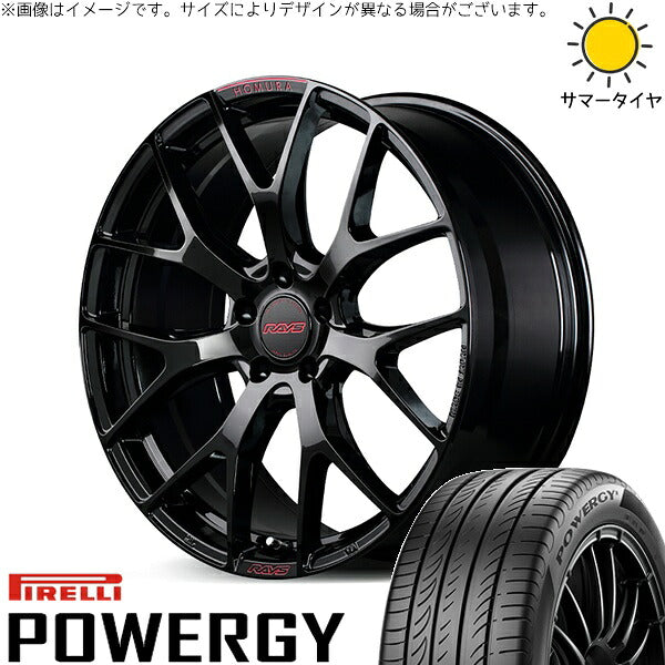 ピレリ パワジー 205/50R17 ＋ ホムラ 2X7 FT SPEC-M グロッシーブラック 17インチ 7J +50 5H100P サマー・ホイール4本セット。1枚目。