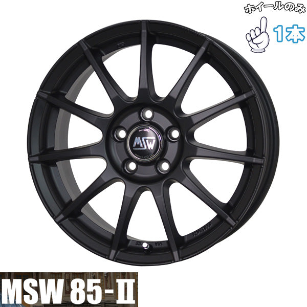 BMW MINI 17インチ アルミホイール 5穴112 | ホットスタッフ MSW85-2 マットブラック 7J 1本