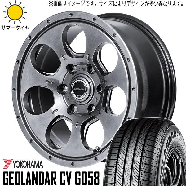 ヨコハマタイヤ ジオランダー CV G058 175/80R16 ＋ MIDホイール マッドエージェント メタリックグレー 16インチ 7J +40 5H114.3P サマー・ホイール4本セット。1枚目。