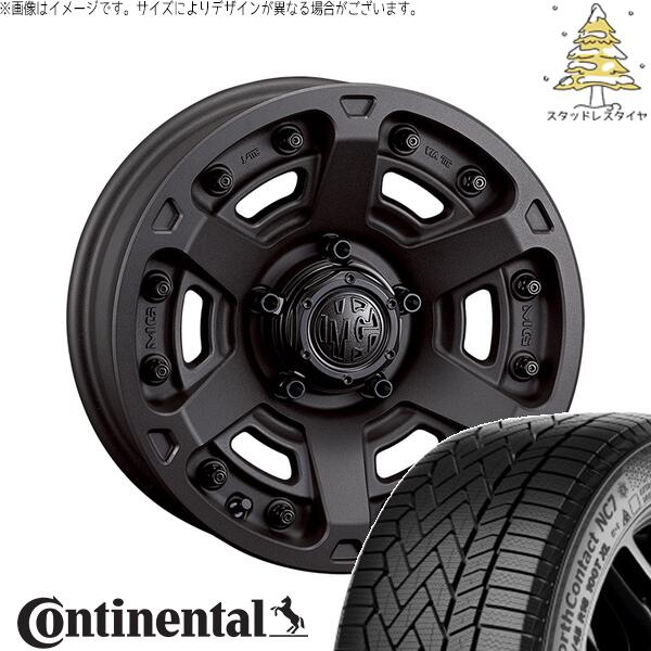 コンチネンタル ノースコンタクト セブン (NorthContact7) 235/65R18 ＋ マーテルギア アーマー ショットガンブラック 18インチ 8J +35 5H114.3P スタッドレス・ホイール4本セット。1枚目。