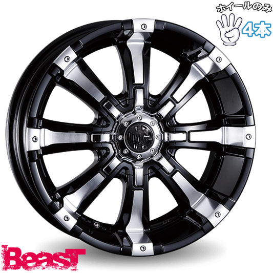 ジムニー 16インチ アルミホイール 5穴139.7 | クリムソン マーテルギア ビースト ブラックポリッシュ 5.5J 4本セット 正規品