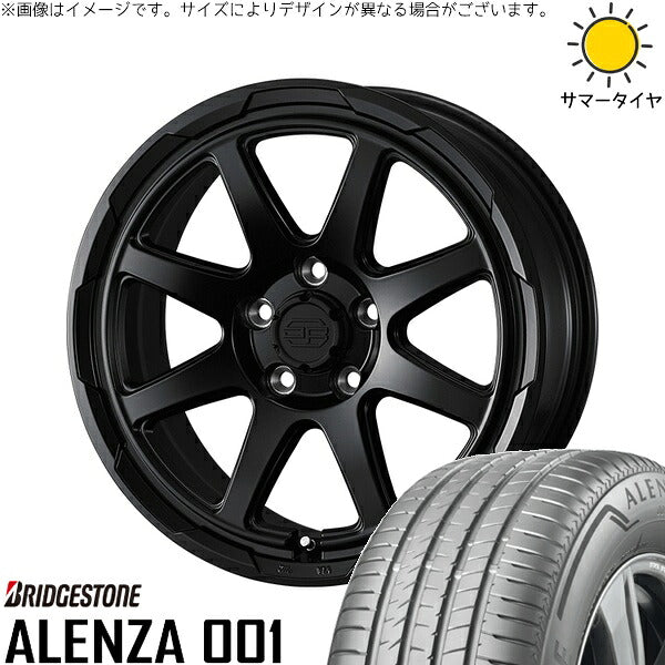 ブリヂストン アレンザ001 (ALENZA001) 215/65R16 ＋ スタットベルク セミマットブラック 16インチ 7J +38 5H114.3P サマー・ホイール4本セット。1枚目。