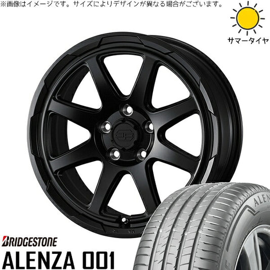ブリヂストン アレンザ001 (ALENZA001) 235/65R17 ＋ スタットベルク セミマットブラック 17インチ 7J +38 5H114.3P サマー・ホイール4本セット。1枚目。