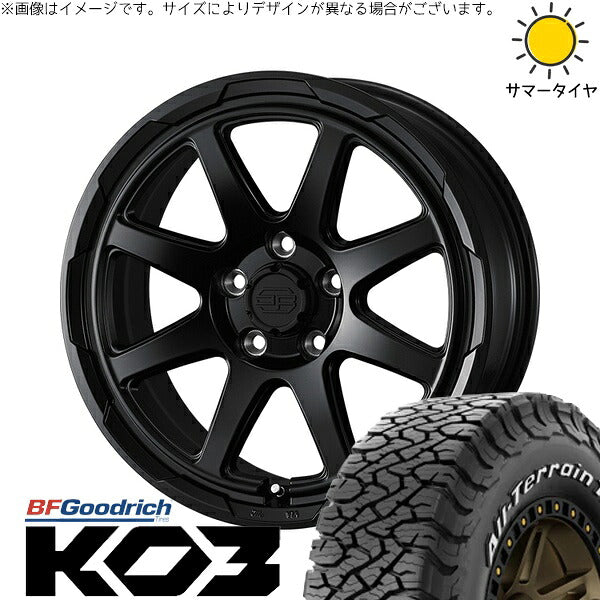 BFグッドリッチ オールテレーン T/A Ko3 (All-Terrain T/A Ko3) 215/70R16 ＋ スタットベルク セミマットブラック 16インチ 7J +38 5H114.3P オールシーズン・ホイール4本セット。1枚目。