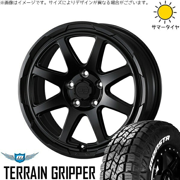 モンスタタイヤ テレーングリッパー (TERRAIN GRIPPER) 215/70R16 ＋ スタットベルク セミマットブラック 16インチ 7J +38 5H114.3P サマー・ホイール4本セット。1枚目。