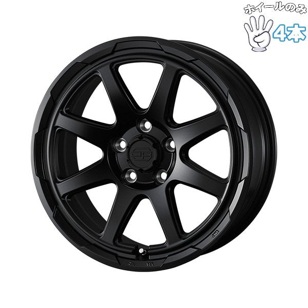 17インチ アルミホイール 5穴114.3 | ウェッズ スタットベルク セミマットブラック 7J 4本