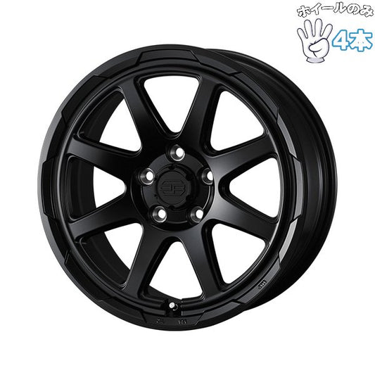 17インチ アルミホイール 5穴114.3 | ウェッズ スタットベルク セミマットブラック 7J 4本