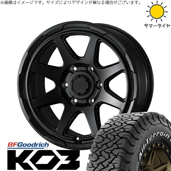 BFグッドリッチ オールテレーン T/A KO3 215/65R16 ＋ スタットベルク セミマットブラック 16インチ 6.5J +38 6H139.7P サマー・ホイール4本セット。1枚目。
