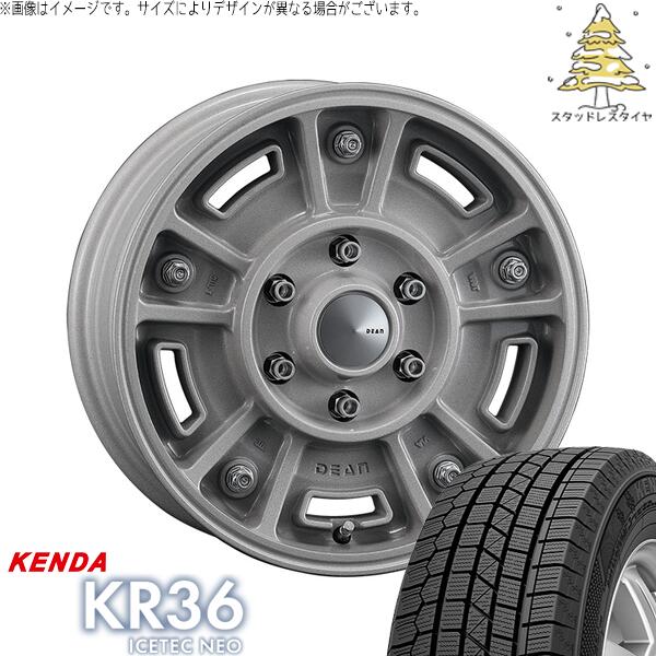 ケンダ アイステックネオ KR36 (ICETEC NEO KR36) 215/70R16 ＋ ディーン BJメキシカン ショットクリア 16インチ 6.5J +38 6H139.7P スタッドレス・ホイール4本セット。1枚目。
