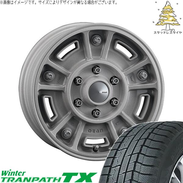 トーヨータイヤ ウィンタートランパス TX 215/70R16 ＋ ディーン BJメキシカン ショットクリア 16インチ 6.5J +38 6H139.7P スタッドレス・ホイール4本セット。1枚目。