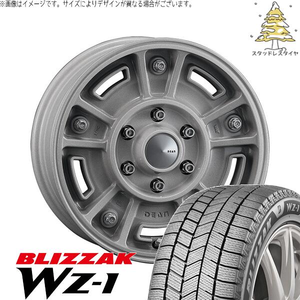 ブリヂストン ブリザック WZ-1 215/65R16 ＋ ディーン BJメキシカン ショットクリア 16インチ 6.5J +38 6H139.7P スタッドレス・ホイール4本セット。1枚目。
