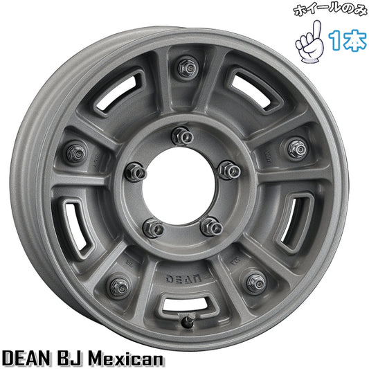 ジムニーシエラ 16インチ アルミホイール 5穴139.7 | クリムソン ディーン BJメキシカン ショットクリア 6J 1本のみ 正規品