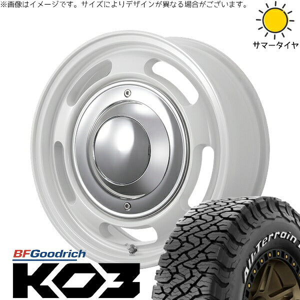 BFグッドリッチ オールテレーン T/A KO3 215/70R16 ＋ ブルート BR-00 フレッシュホワイト 16インチ 6.5J +38 6H139.7P サマー・ホイール4本セット。1枚目。