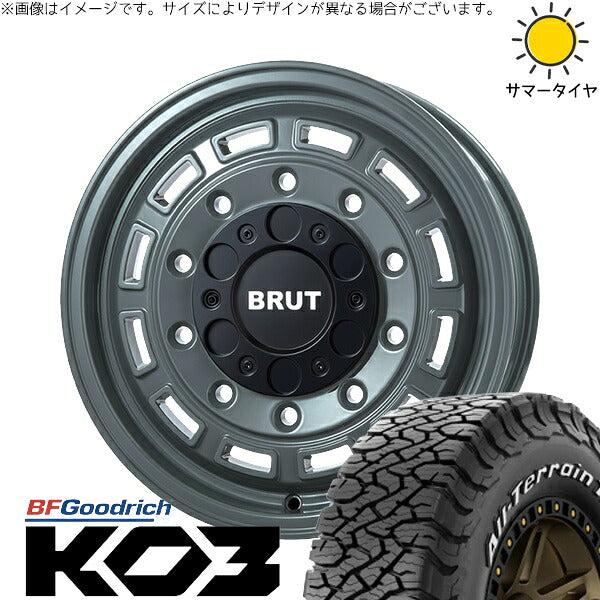 BFグッドリッチ オールテレーン T/A KO3 215/70R16 ＋ ブルート BR-70 アーバンカーキ 16インチ 6.5J +38 6H139.7P サマー・ホイール4本セット。1枚目。