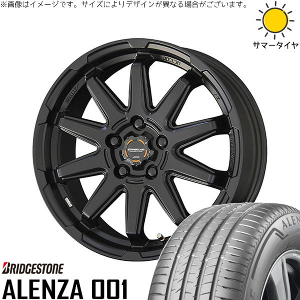 ブリヂストン アレンザ 001 215/65R16 ＋ サーキュラー C10S マットブラック 16インチ 6.5J +38 5H114.3P サマー・ホイール4本セット。1枚目。