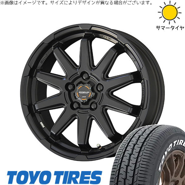 トーヨータイヤ H30 215/65R16 ＋ サーキュラー C10S マットブラック 16インチ 6.5J +38 5H114.3P サマー・ホイール4本セット。1枚目。