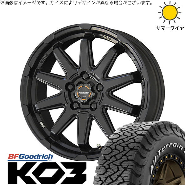 BFグッドリッチ オールテレーン T/A KO3 215/65R16 ＋ サーキュラー C10S マットブラック 16インチ 6.5J +38 5H114.3P サマー・ホイール4本セット。1枚目。